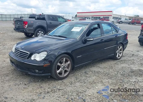 2007 Mercedes-Benz C 230 Sport from USA, damaged, VIN WDBRF52H77E024751